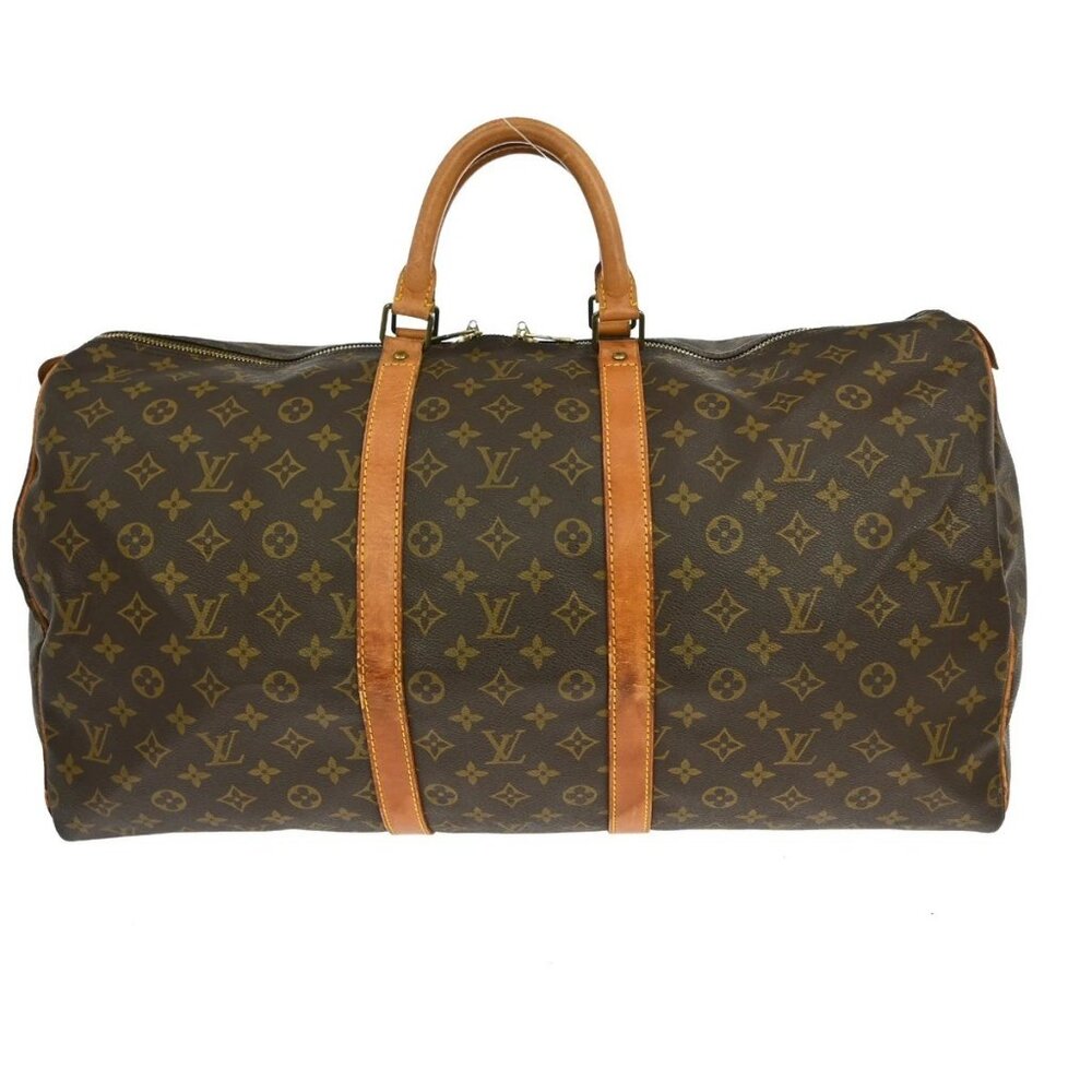 BUYIT LOUIS VUITTON KEEPALL 55 TRAVEL HANDBAG MONOGRAM M41424 MI8904 YQ02459